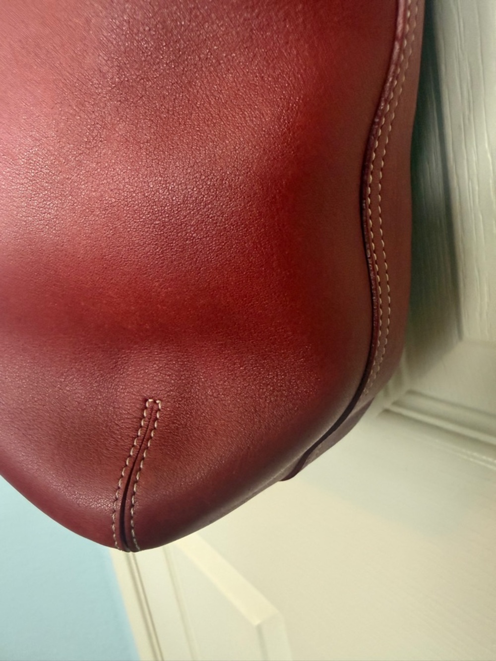 COACH LEGACY SOHO 2002 RED LEATHER BAG #9186 - Picture 14 of 17